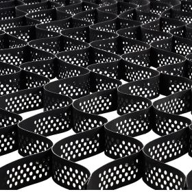 Ground Grid 3-Inch Depth Geocell Grid 17.06x8.86 FT / 5200x2700 mm for Gravel